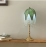 American retro Chinese style homestay countryside vintage bedroom living room atmosphere table lamp creative tassel bedside lamp