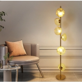 Floor lamp, living room sofa lamp, glass creative table lamp, bedroom vertical bedside atmosphere lamp