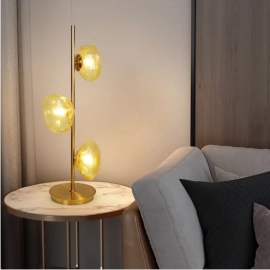 Floor lamp, living room sofa lamp, glass creative table lamp, bedroom vertical bedside atmosphere lamp