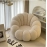 Internet celebrity fabric single person pumpkin sofa chair, living room balcony bedroom small unit family backrest chair