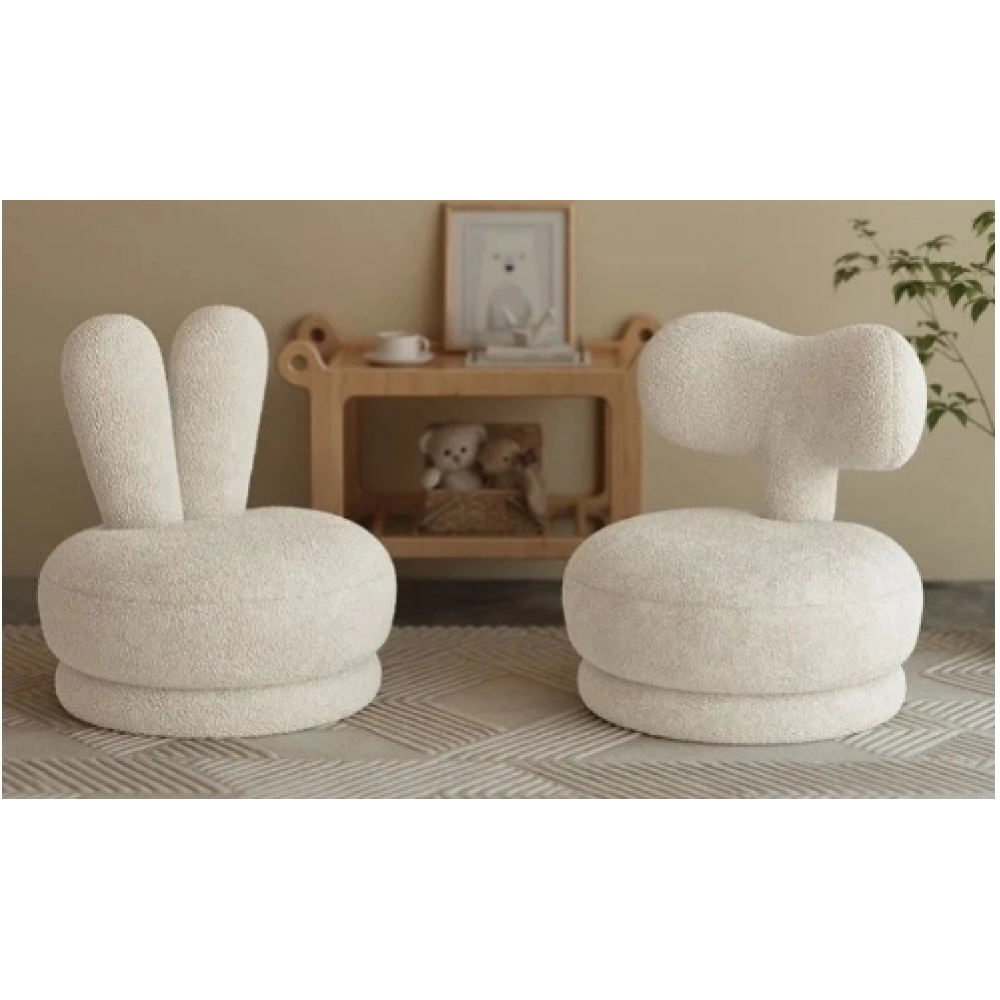 Sofa Lazy Spinning Single Chair Children's Single Chair Cute Seat Fashion Style Mini Lazy Sofa Stool Thickened