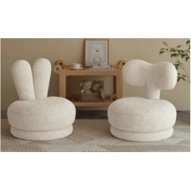 Sofa Lazy Spinning Single Chair Children's Single Chair Cute Seat Fashion Style Mini Lazy Sofa Stool Thickened