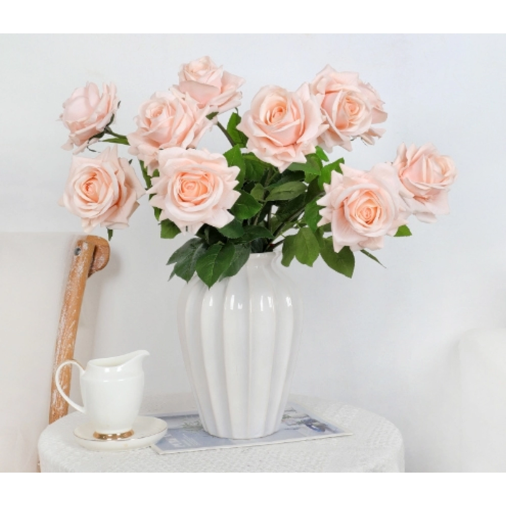 75CM Simulated Hand Moisturizing Rose INS Wind Single Head Rose