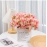 Champagne Single Branch Embroidery Ball Simulation Flower Artificial Flower Green Plant Wholesale Wedding Decoration Crafts
